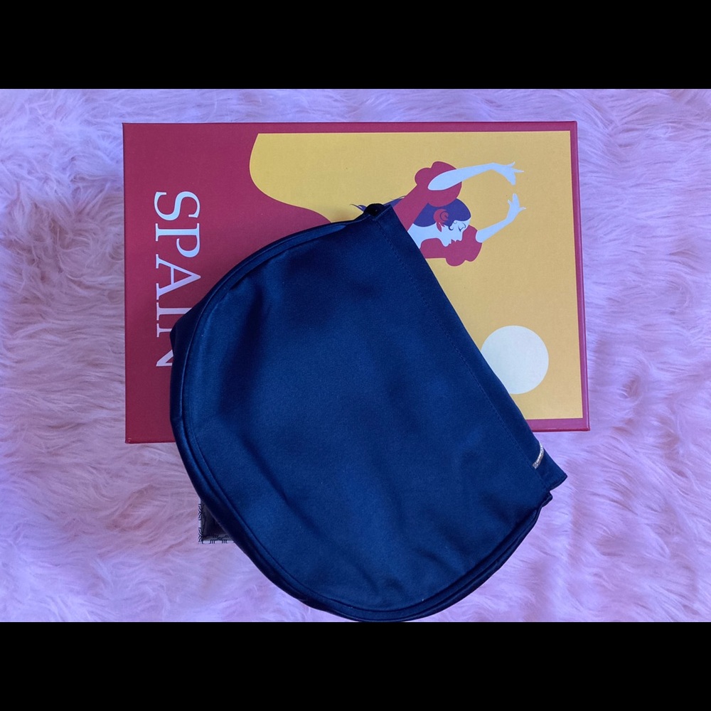 Stuart Weitzman Vintage Black Satin Purse - Picture 7 of 11
